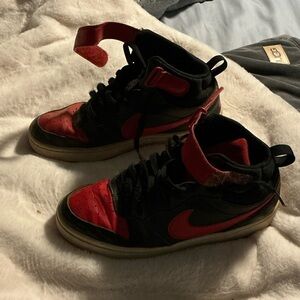 Nike Air Jordan 1 Black and Red High-Tops